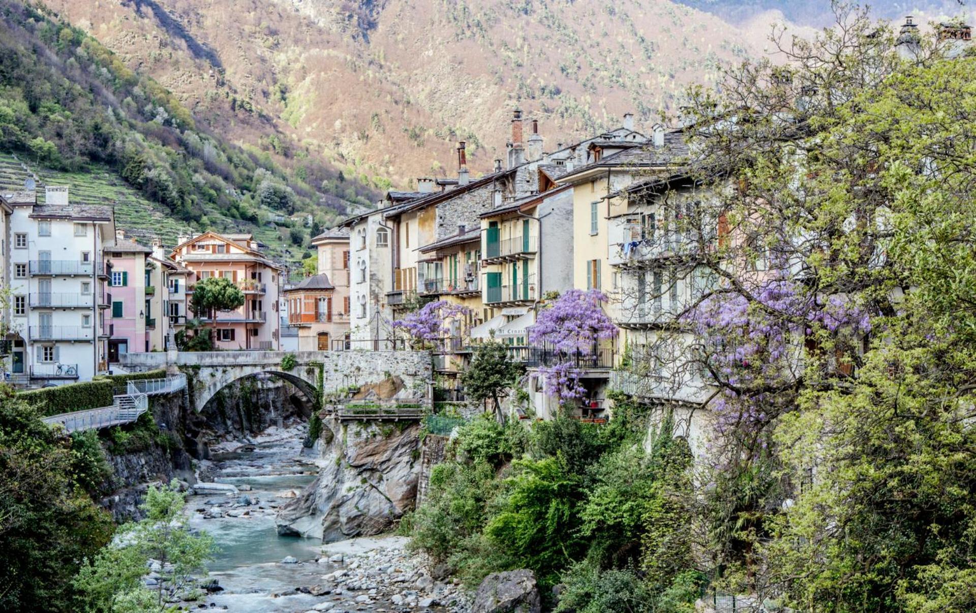 San Giuan, Ad Un Passo Dal Centro Apartman Chiavenna Kültér fotó